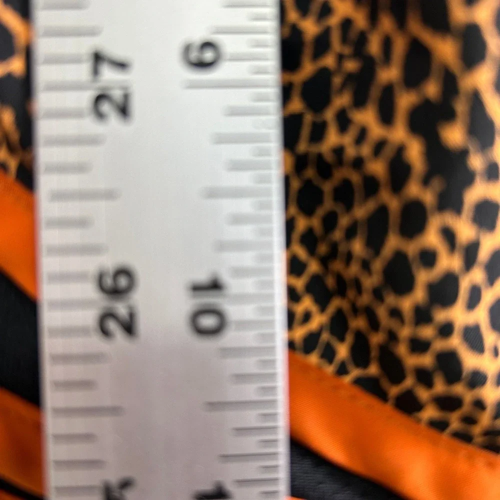 Nike Shorts Womens Size S Orange Cheetah Animal Print Running Athletic Gym